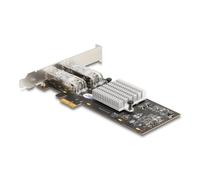 Tarjeta de Red Delock 88336 PCI Express x1 2x SFP 1 Gbps Intel I350 VLAN Jumbo Frames