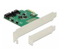 Tarjeta de Red DeLock 90392 PCI Express SATA 6 Gbps Soporte RAID 0/1 NCQ TRIM