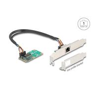 Tarjeta de Red DeLock 95268 Mini PCI Express 2,5 Gbps Low Profile Wake On LAN