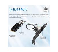 Tarjeta de Red Ethernet AQC113 M.2 B+M A RJ45 de 10 Gbps, Controladora LAN de un Solo Puerto para Servidores de PC de Escritorio.