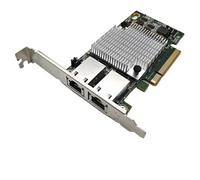 Tarjeta de red Ethernet de doble puerto 10G X540-T2 PCIE-X8 X16 Adaptador de extensión de red compatible con Synology