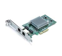 Tarjeta de red Ethernet LAN PCI Express de 1 Gbit, adaptador de servidor PCIE Gigabit para chip Intel I350-T2 -I350AM2, puerto doble RJ45, NIC de 10/100/1000Mbps para servidores Windows, XP, etc.