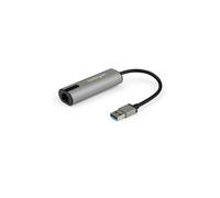 Tarjeta de red externa USB 3.0 - StarTech - US2GA30 - Ethernet 2.5 Gigabit - 5000 Mbit/s - Negro, Gris