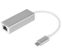 Tarjeta de Red Externa USB-C 3.0 Macho - RJ45 Hembra Gigabit 10/100/1000 - Kruger&Matz