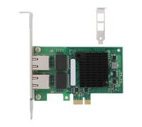 Tarjeta de Red Gigabit de Doble Puerto PCIE I350T2M, Tarjeta PCI E para procesador de Chip I350AM2, Adaptador de Servidor Ethernet 10/100/1000Mbps con Conectores RJ 45, Plug and