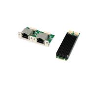 Tarjeta de Red Gigabit Ethernet de Doble Puerto M.2 B+M I226-T2 de Industrial de 2,5 Gbps. Adaptador Gigabit Ethernet.