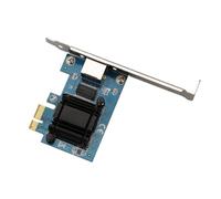 Tarjeta de red Gigabit Ethernet PCIE X1 a RJ45 de 2,5 Gbps, adaptador de 10/100/1000/25000 Mbps para PC de escritorio Gigabit