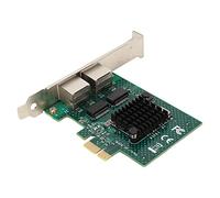 Tarjeta de Red Gigabit PCIe de Dos Puertos Adaptador PCI Express Gigabit Ethernet, PCIe 2.1 1x, BCM5720, 10/100/1000Mbps, para Windows 10/8/ 8.1/7/ Vista, Linux