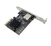 Tarjeta de Red Gigabit PCIE3.0 4X de 10Gbps, Tarjeta adaptadora Ethernet de 10000M, Adaptador de Chip RTL8127AT para de Escritorio rápido