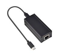 Tarjeta de red Gigabit Power Over Ethernet, fuente de alimentación Gigabit tipo C, adaptador de carga rápida USB C a Ethernet
