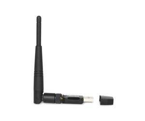 Tarjeta de Red HAMLET HNW600ACU USB Wi-Fi 5 600 Mbps Antena Desmontable