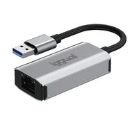iggual Adaptador USB-A a Ethernet Gigabit 1000 Mbps Plata - Aluminio Plug & Play Windows/MacOS/Linux