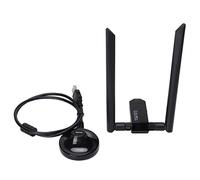 Tarjeta de Red Inalámbrica, Adaptador WiFi USB de 1200Mbps de Largo Alcance 2.4G 5G AC1200M para PC de Escritorio