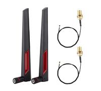 Tarjeta de Red Inalámbrica Bewinner 2PCS M.2 / NGFF Conecte Cable + 2 * 8DBi Antena de Red, LAN Inalámbrica y Adaptador de Enrutador WiFi, Compatible con 9260NGW / 7265AC / 9650AC