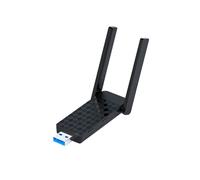 Tarjeta de Red Inalámbrica de 1800 Mbps, Adaptador USB WiFi6, Banda Dual, 2,4 G/5 Ghz, Receptor Inalámbrico de 2 Antenas para PC