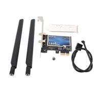 Tarjeta de Red Inalámbrica PCIE AX1800 para PC, Tarjeta de Red Interna BT5.3 de Doble Banda de 1800 Mbps, con 2 Antenas de Alta Ganancia, Compatible con IEEE802.11a, B, G, N, AC,