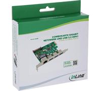 Tarjeta de Red InLine 51125R PCI Express Gigabit Ethernet RJ45 USB 3.2 Gen1