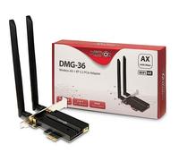 Tarjeta de Red Inter-Tech DMG-36 PCI Express 5400 Mbit/s Wi-Fi 6 Tribanda Bluetooth 5.2