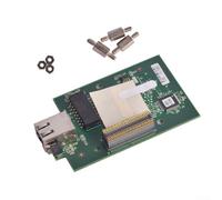 Tarjeta de red interna para Zebra ZM400 ZM600 Print Server 79823 79501-011 Ethernet LAN Adaptador Módulo con cable Pieza de repuesto Industrial POS Upgrade Green PCB Board Tamaño estándar Equipo de