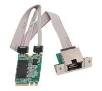 Tarjeta de Red M.2 E, Tarjeta de Red Gigabit Ethernet de Puerto único RJ45 con Chip I210AT, Compatible con 1000/100/10 Mbps, para Computadoras Industriales