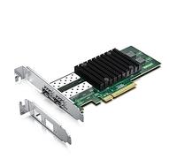 Tarjeta de red NIC SFP+ PCI-E de 10 GB, comparada con Intel X710-DA2, con chip Intel X710-BM2, puerto SFP+ dual, PCI Express 3.0 X8, adaptador de red convergente Ethernet compatible con Windows
