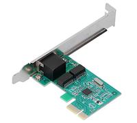 Tarjeta de red PCI-E, autoadaptación de 1000M, totalmente compatible, tarjeta Gigabit sin controlador, detección cruzada automática y compatibilidad con corrección, para computadora de escritorio