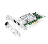 Tarjeta de red PCI-E de 10 GB para Intel X550-T2, puertos RJ45 duales con controlador Intel X550 AT2, adaptador LAN PCI Express 3.0 X4 compatible con Windows Server/Linux/VMware