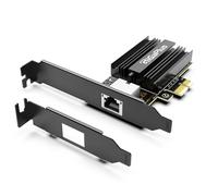 Tarjeta de Red PCI-e4.0 X1 de 10G, Controlador Marvell AQC113, Nic con Puerto RJ45 10G Base-T, Tarjeta Ethernet GiGaPlus 100/1000/2500/10000 Mbps, Adaptador Ethernet de 10G Compatible con Win 10/11