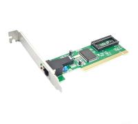 Tarjeta de red PCI Ethernet con chip RTL8139D, negociación automática de 10/100 Mbps, para puerto RJ45 para PC de escritorio, compatible con y para sistemas Linux, y instalación sin controladores