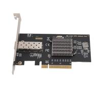 Tarjeta de Red PCIE de 10 Gb, Puerto SFP único PCB de 6 Capas 10 100 1000 10000 Mbps Resistencia Al Desgaste Adaptador de Red PCI Express X8 con Chip 82599EN y Fuerte Disipación