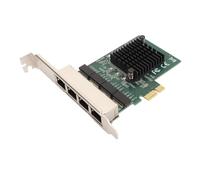 Tarjeta de Red PCIe de 4 Puertos, Nic Gigabit PCIe para Chipset Realtek 8111F, Tarjeta de Interfaz de Red Gigabit Ethernet PCIe X1, Tarjeta de Red Adaptadora de Servidor Nic