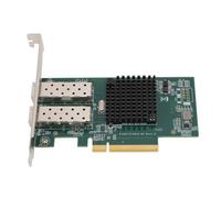 Tarjeta de Red PCIe Gigabit de Doble Puerto, Chip 82599, Procesador Multinúcleo, para PC de Escritorio con Blindaje Eficaz, Material de Primera Calidad, Disipación de Calor