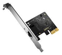 tarjeta de red pcie gigabit mercusys incluye soporte estandar y de perfil bajo