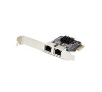 Tarjeta de Red PCIe - STARTECH.COM - 2 Puertos - 10/100/1000Mbps - Wake-on-LAN - VLAN