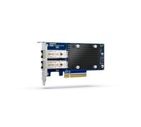 QNAP QXG-10G2SF-X710 Dual-port SFP+ 10GbE network expansion card; low-profile form factor; PCIe Gen3 x8