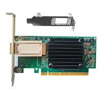 Tarjeta de red QSFP28 de 100 GbE compatible con tarjeta Ethernet PCIe MCX455A-ECAT con controlador ConnectX-4, PCIe 3.0, 1 puerto QSFP28 (VPI 100GbE/EDR IB), SR-IOV RoCEv2 RDMA VXLAN PXE PCI adaptador