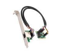 Tarjeta de red RJ45 de un solo puerto, adaptador de red PCIe 10/100/1000M/2.5Gbps Gigabit Ethernet tarjeta de red