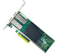 Tarjeta de red SFP+ de 10 GbE compatible con tarjeta Ethernet PCIe X710-DA2, 2 puertos SFP+ (10GBASE-SR/LR, DAC/AOC), PCIe 3.0, SR-IOV VXLAN/GENEVE NVGRE, marcos jumbo, PXE iSCSI, adaptador de red PCI