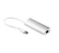 Startech 3-port Usb 3.0 Hub Plus Gigabit Ethernet One Size White