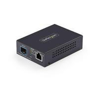 StarTech Conversor de Medios de Fibra Óptica Multigigabit 10GbE con SFP+ Abierto - Cobre a SFP+ 10GBASE-X - 10G/5G/2,5G/1G/100M - TAA
