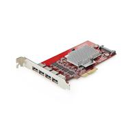 Tarjeta de Red StarTech P10Q4A-USB-CARD PCIe USB 3.2 Gen 2 10 Gbps 4 Puertos Independientes