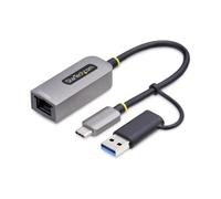 StarTech Adaptador de red USB-C a RJ45 2.5GbE USB 3.2 Gen1 NBASE-T con conversor USB-A