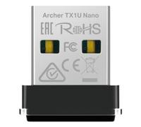 Tarjeta de Red TP-Link Archer TX1U Nano USB 2.0 287 Mbps Wi-Fi 6 Negro