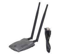 Tarjeta de Red USB Inalámbrica, Adaptador WiFi de 2,4 GHz a 300 Mbps con Antenas Externas Duales y Alta Potencia de 300 MW para Computadora Portátil, Teléfono Inteligente
