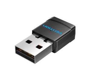 Tarjeta de Red Vention KDSB0 USB WLAN 433Mbps Inalámbrico Negro
