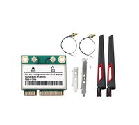 Tarjeta de Red WiFi 6 RTL8852BE con Antenas de 10 DBI, Banda Dual de 1800 Mbps, 2,4 G/5 GHz, Interfaz MiniPCIe BT 5.2 para Windows 10 y 11.