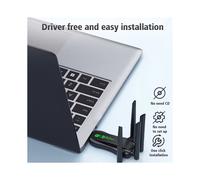 Tarjeta de Red WiFi de 900 Mbps, 2,4 G/5 GHz, 5.4, Dongle Wi-Fi AX900, Receptor Inalámbrico USB de 4 Antenas para PC/Portátil.