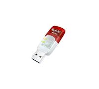 Tarjeta de Red WiFi Fritz! AC430 5 GHz 433 Mbps USB Transparente Rojo