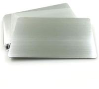 Tarjeta de Regalo con láser 10pc 304 Acero Inoxidable Grueso 1mm Tarjetas de Visita Metal Tarjeta en Blanco for el Grabado láser del Cliente Bricolaje Tarjetas de Regalo