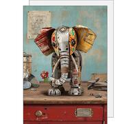 Tarjeta de regalo doble Kiub Bug Art S008 12x17x1 cm